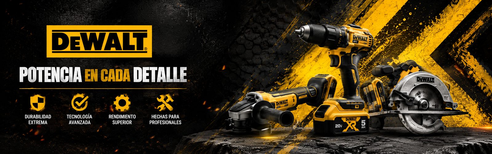 La Casa del Tornillo - Banner DEWALT